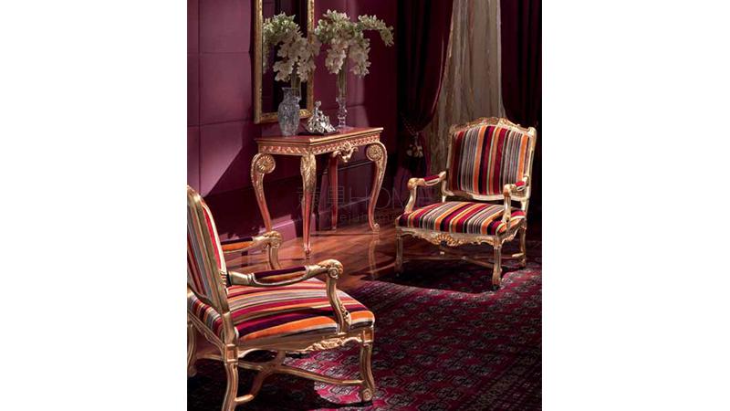 ZANABONIPoltrona-dorata-Gilded-armchair 扶手椅