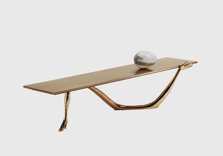 MESA BAJA-ESCULTURA LEDA邊幾