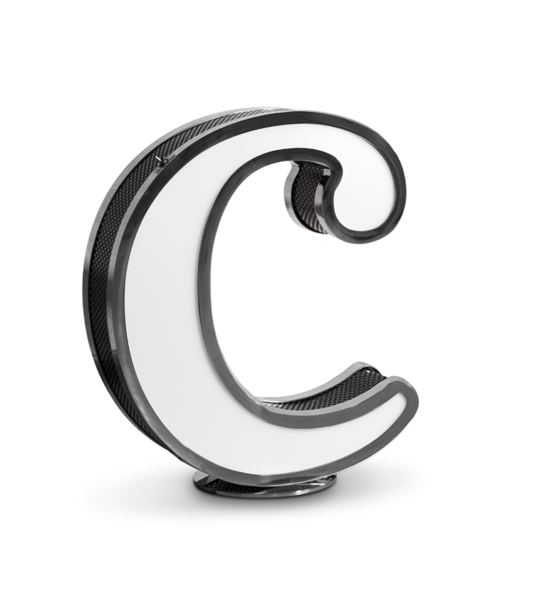 LETTER C 落地燈