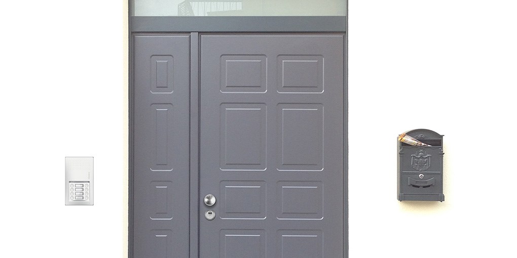 Security doors double leaf classe2 EGIDA 200C防盜門