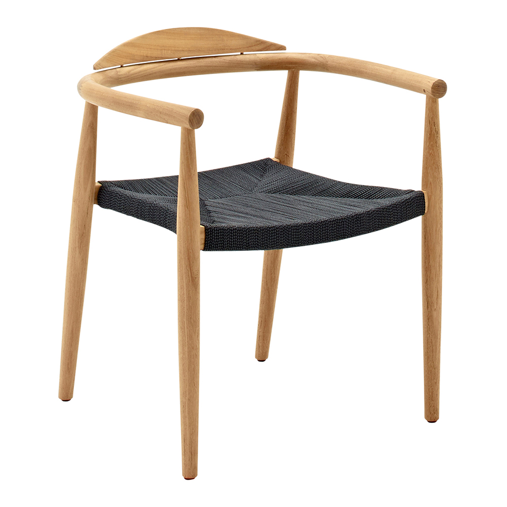 Dansk-Stacking Chair with Arms Buffed Teak 休閑椅