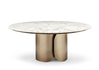 OPERAOSCAR 金屬底座圓餐桌