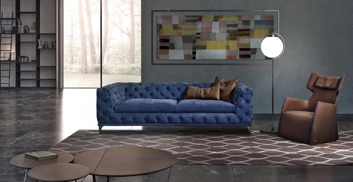 GAMMAChesterfield sofa ASTON 多人沙發(fā)