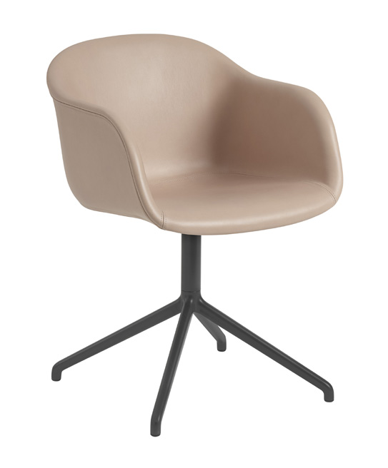 FIBER ARMCHAIR Swivel Base w. Return餐椅