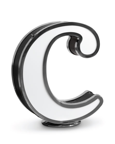 DELIGHTFULLLETTER C GRAPHIC臺燈