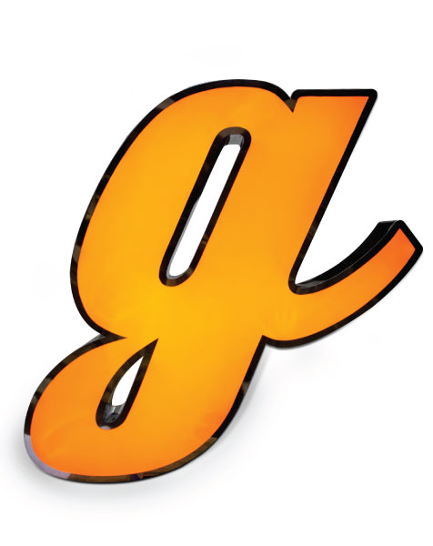 DELIGHTFULLLETTER G GRAPHIC臺燈