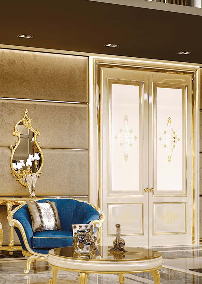 7009 手工雕花玻璃門(mén)