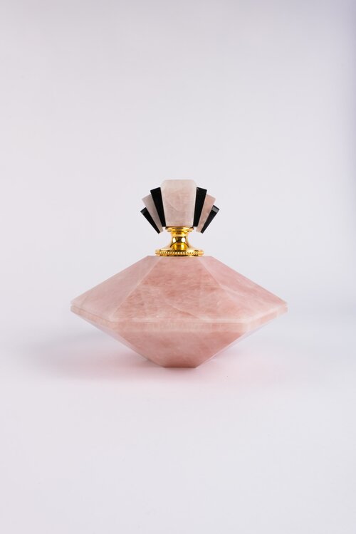 Tosco TicciatiThe Deco 鉆石石盒 粉色石英