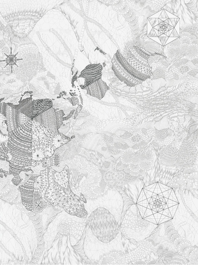 MoustacheWholearth wallpaper墻紙