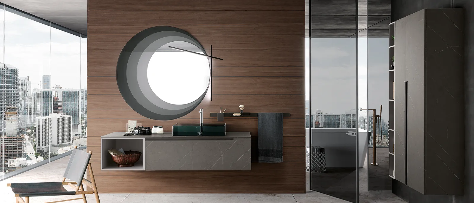 ARCHEDASide 01懸掛式浴室柜