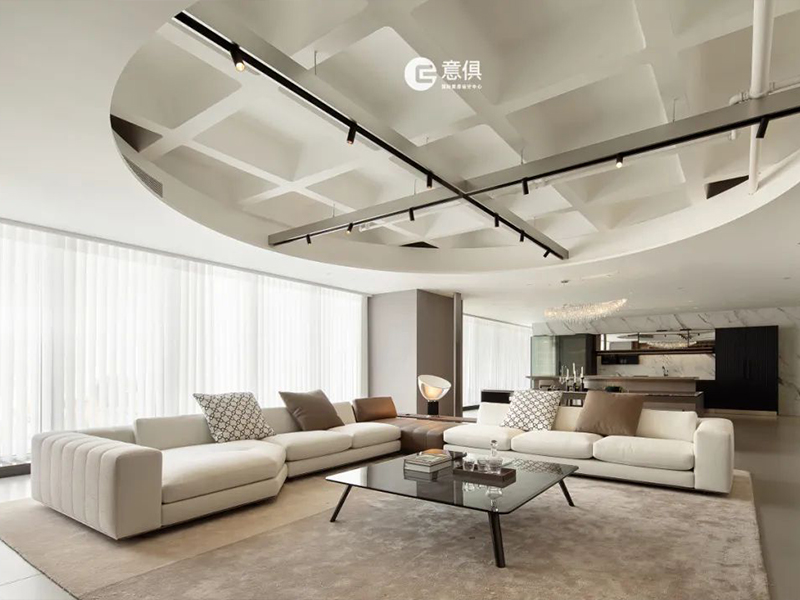 擺滿Minotti的大橫廳也太奢了，裝修豪宅怎能不來這里逛逛？