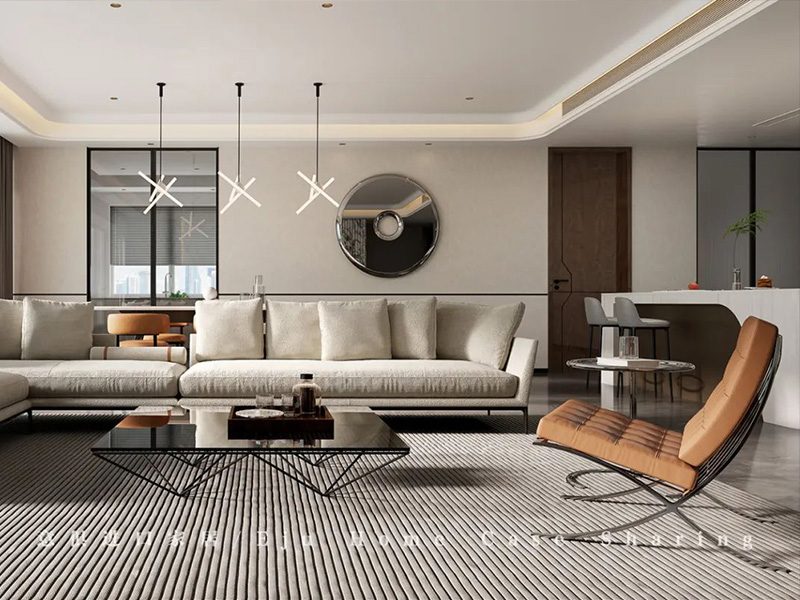 現(xiàn)代大平層的超大橫廳怎么裝點(diǎn)?一口氣給你三個(gè)選擇方案！