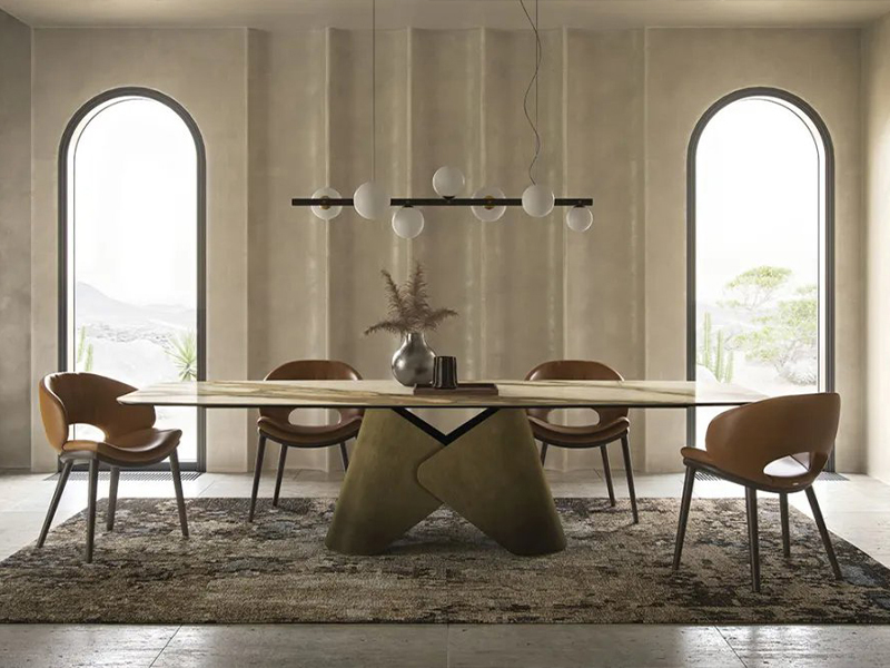 進口餐桌又出新品！終于找到高品位餐廳的最優(yōu)搭配了