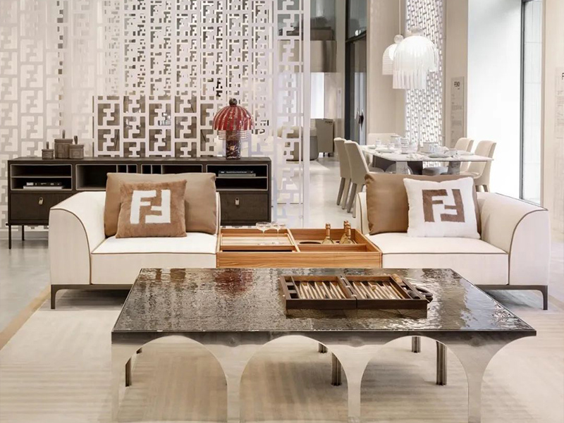 FENDI CASA 又把logo玩出了新花樣！顯性奢華氛圍太高級(jí)了