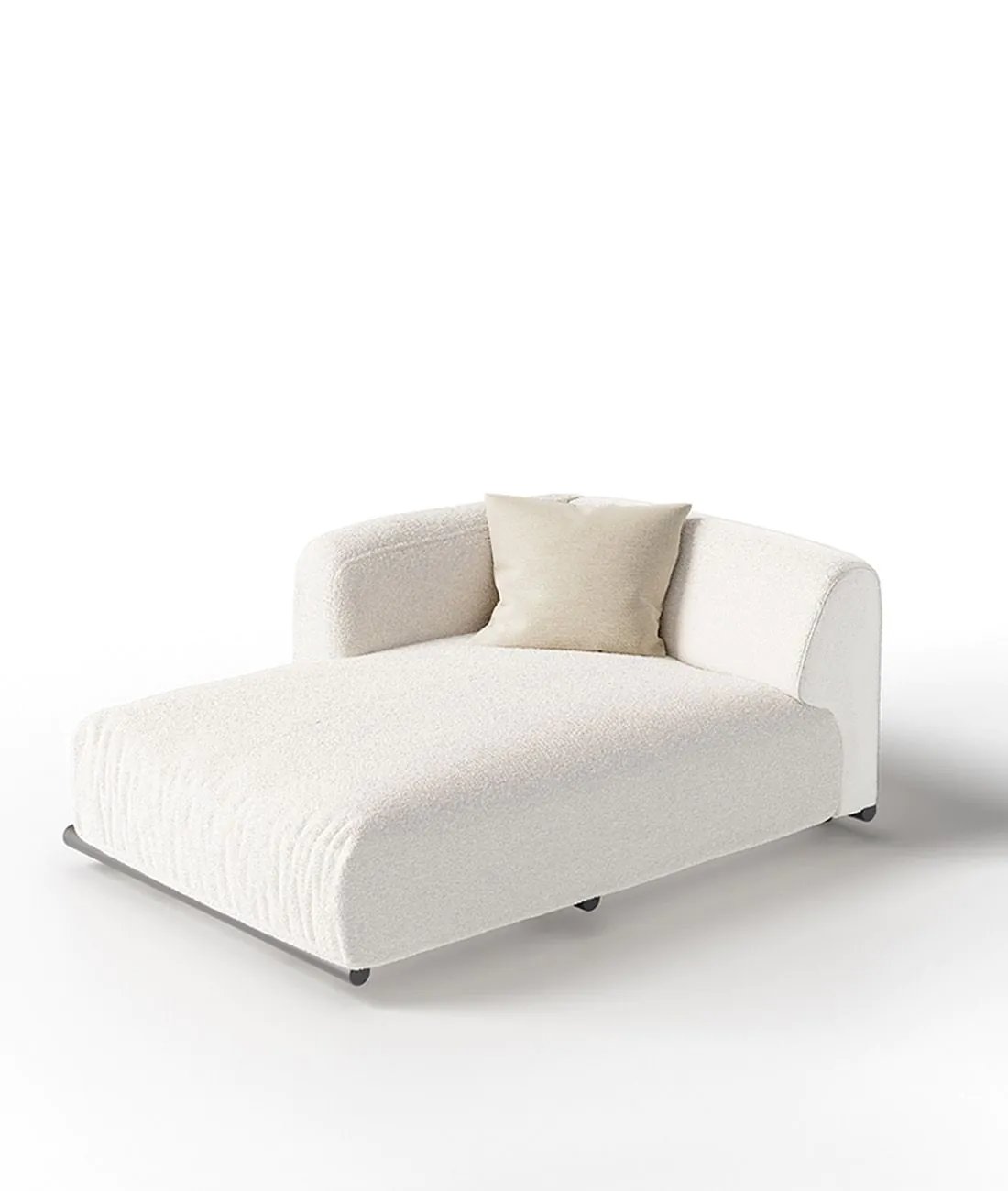 UnopiuModulo lounge destro Davos組合沙發(fā)右模塊