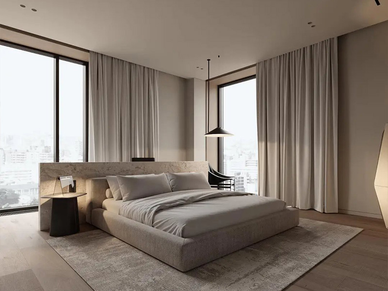 現(xiàn)代極簡風(fēng)臥室的最佳選擇！沒什么特別的，就是主打高級又舒服