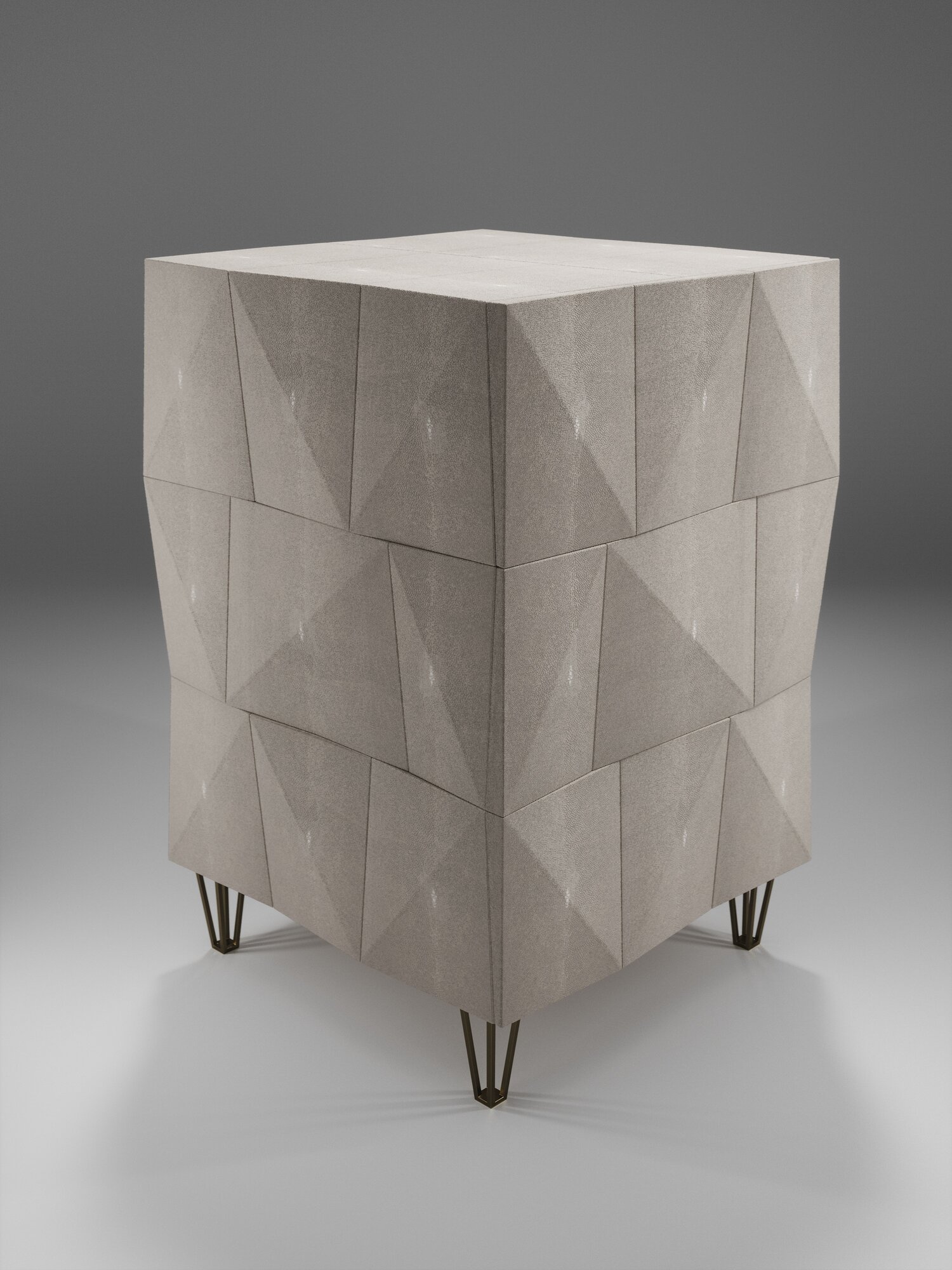 R&Y AugoustiRhomboid Bedside Table床頭柜