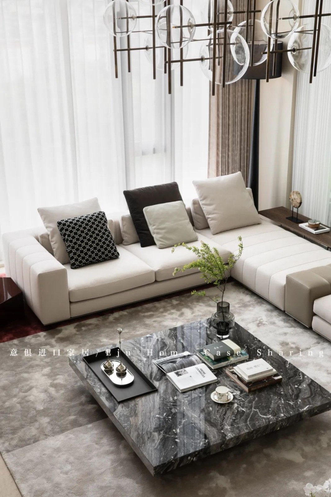 【杭州鳳起潮鳴精品案例】鐘愛Minotti的優(yōu)雅紳士，用好品味打造有格調(diào)的家